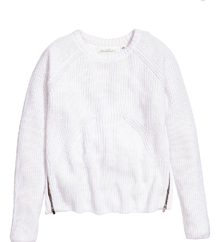 H & M zipped sweater