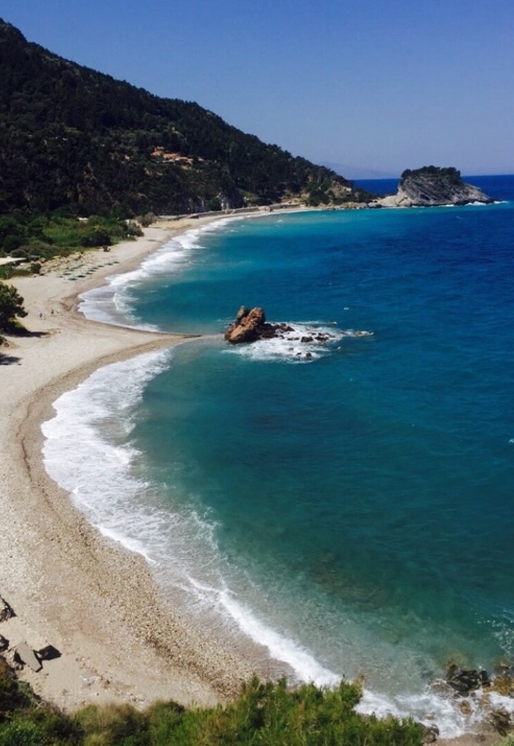 Flying over Samos&nbsp;,Greece