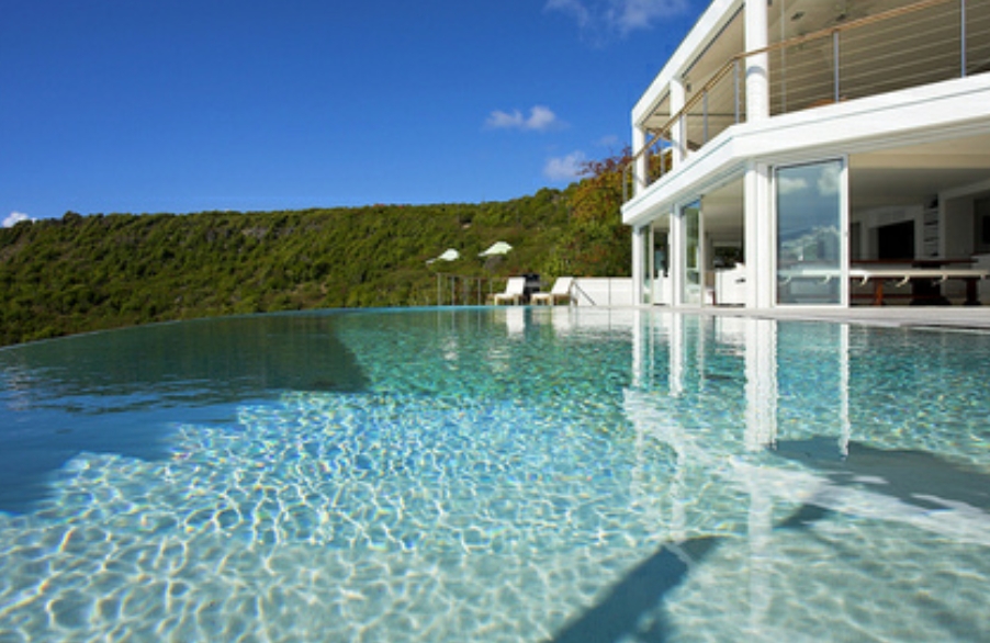 Over the Palm Trees of St.&nbsp;Barts