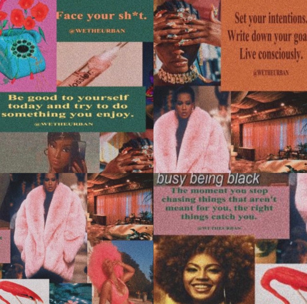 My Vision Board : Black History / Womens History Month & Positivity & Peaceful photography&nbsp;mix
