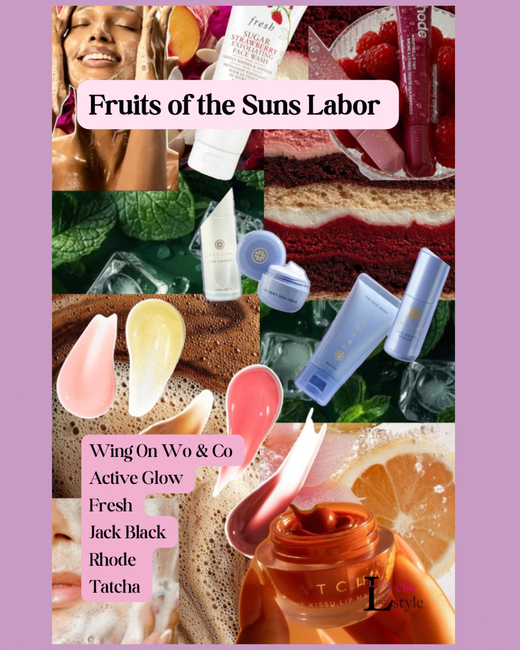 Fruit of the Sun Labor Brand Mood board & Fashion&nbsp;Illustrations