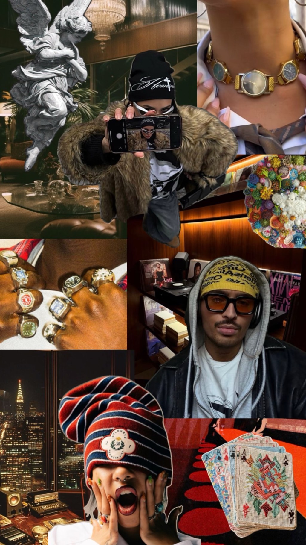 Embroidery Tiger Linked Angel Print – Unisex Fit Brand Mood&nbsp;Board