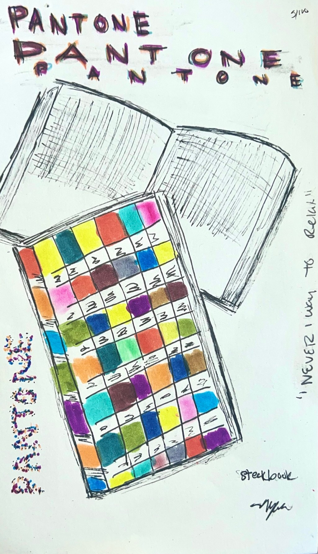 Pantone Sketchbook Chic Product&nbsp;Poster